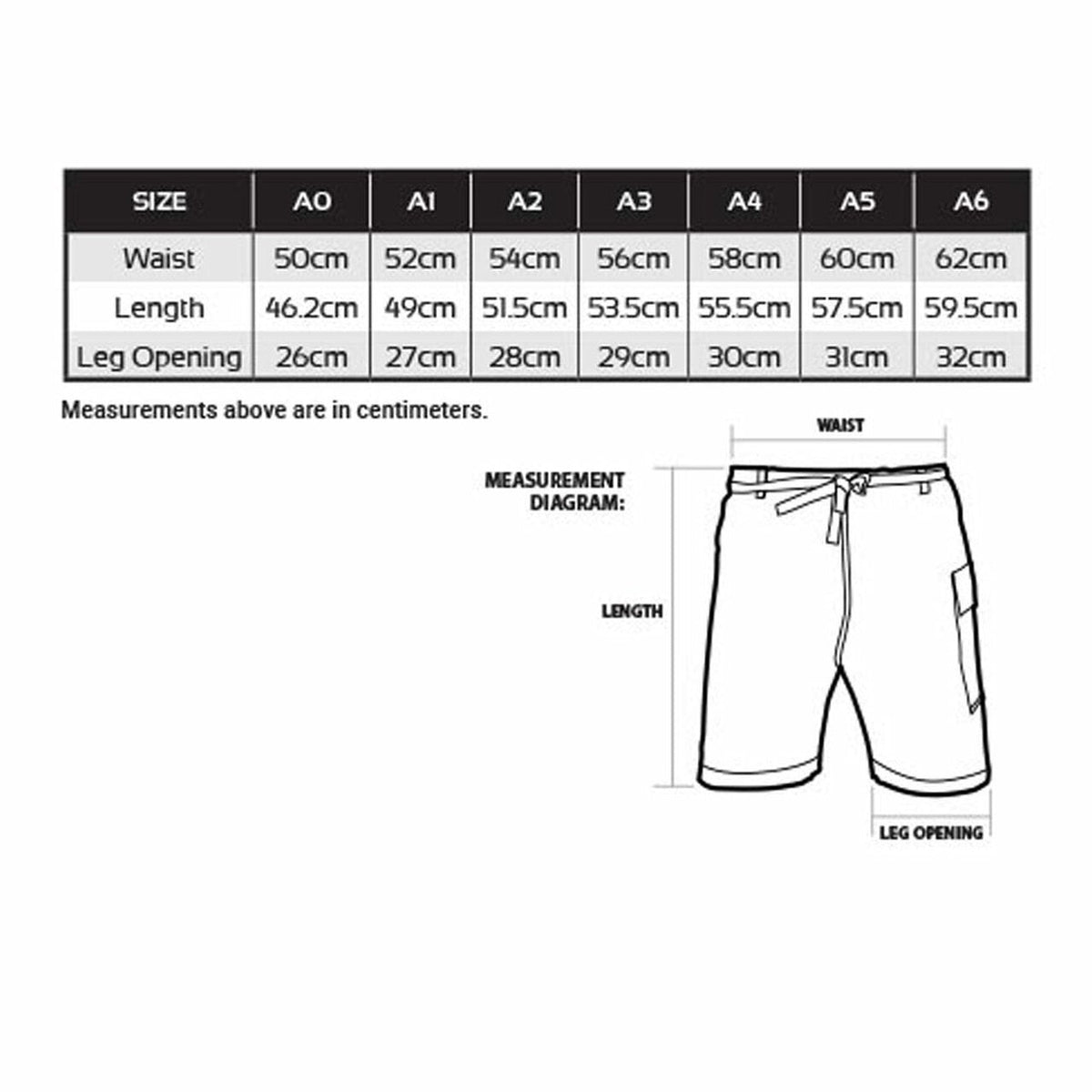 Revgear Gi Shorts - Black - Revgear Europe