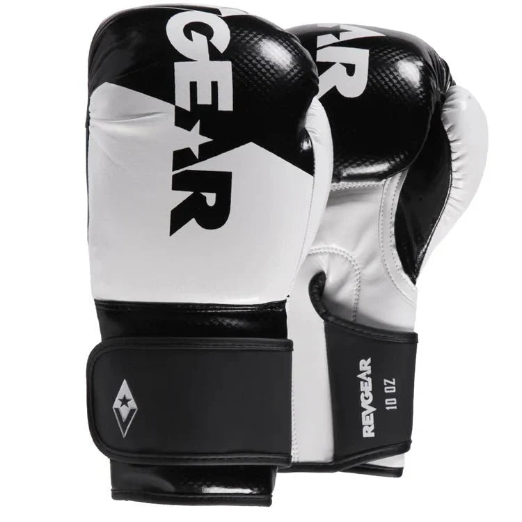 REVGEAR - Pinnacle Boxing Gloves - Black Collection - FightstorePro