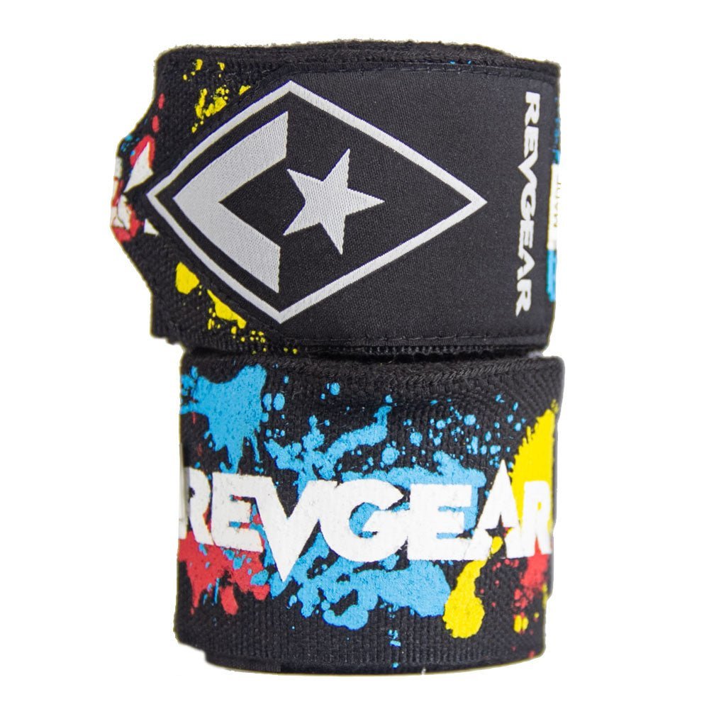 REVGEAR PRO SERIES ELASTIC HAND WRAPS | SPLATTER | 2 IN X 180 IN - FightstorePro