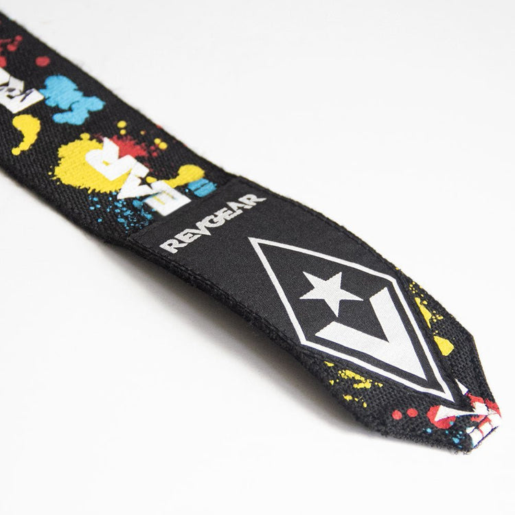 REVGEAR - PRO SERIES ELASTIC HAND WRAPS | SPLATTER | 2 IN X 180 IN - Colours Collection - FightstorePro