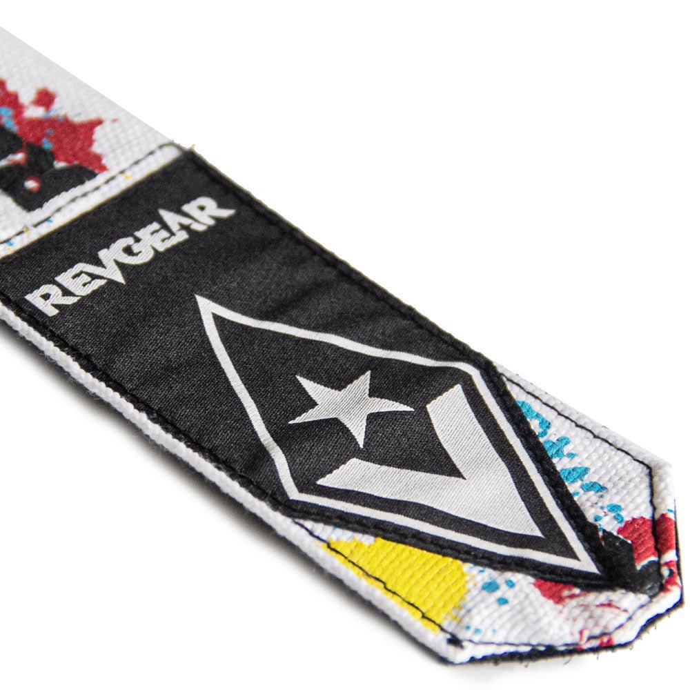 REVGEAR - PRO SERIES ELASTIC HAND WRAPS | SPLATTER | 2 IN X 180 IN - Colours Collection - FightstorePro