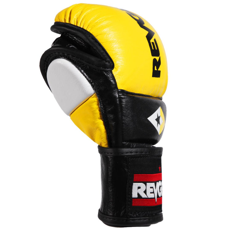 REVGEAR - PRO SERIES MS1 MMA TRAINING AND SPARRING GLOVE - Yellow - FightstorePro