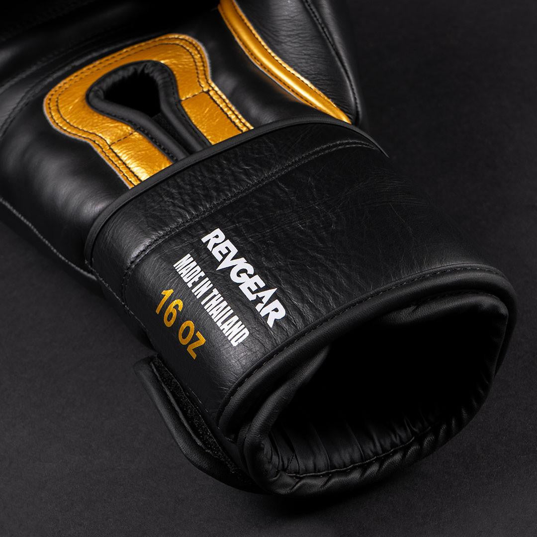 REVGEAR S7 - Leather Sparring Gloves - Black Collection