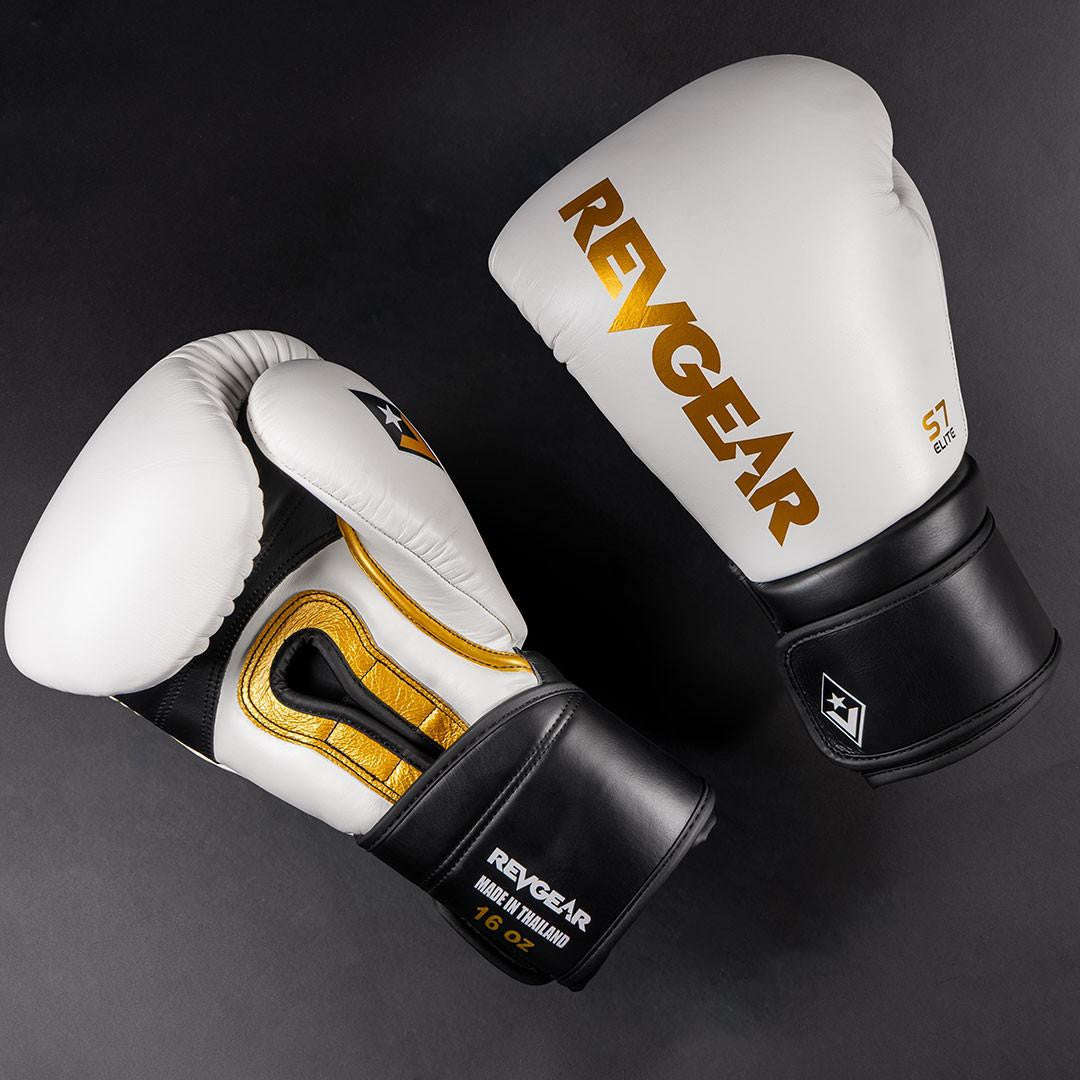 REVGEAR S7 - Leather Sparring Gloves - Black Collection