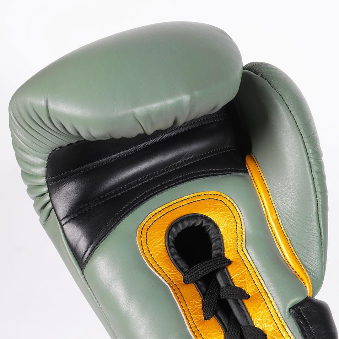 Revgear S7 Leather Lace Up Sparring Gloves - FightstorePro