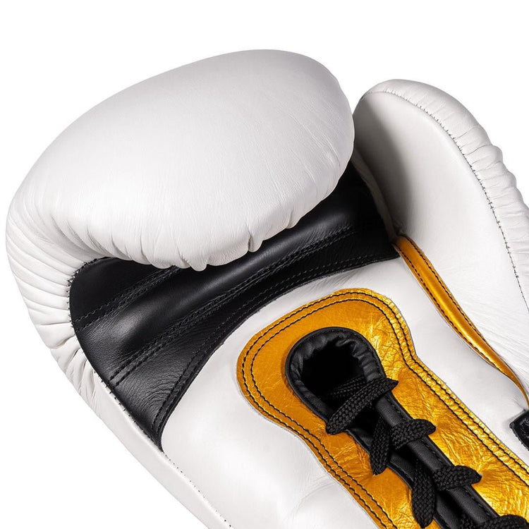Revgear S7 Leather Lace Up Sparring Gloves - FightstorePro