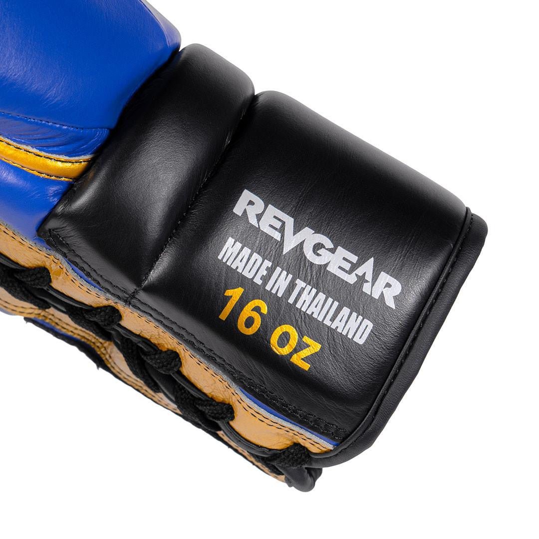 Revgear S7 Leather Lace Up Sparring Gloves - FightstorePro