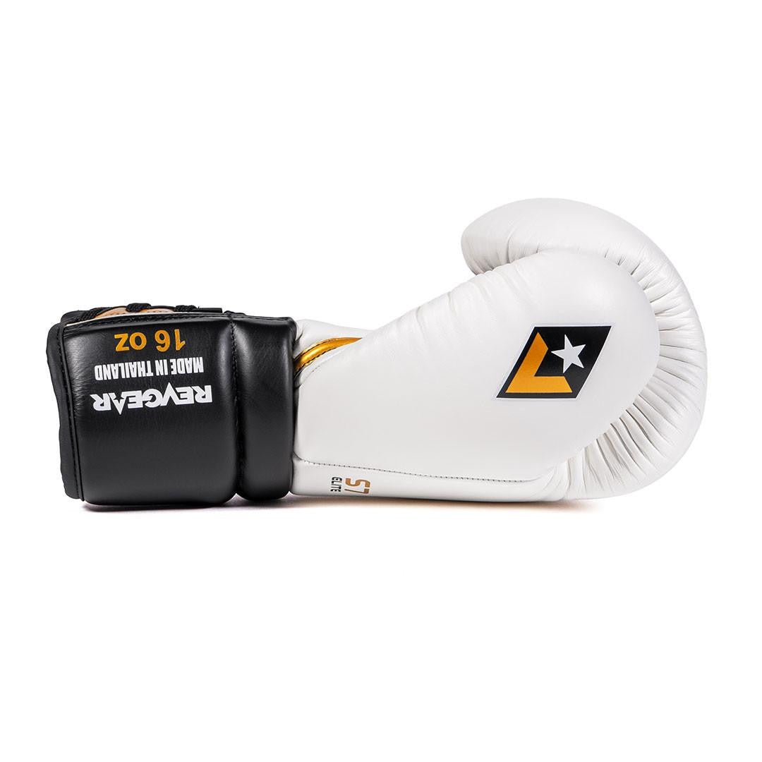 Revgear S7 Leather Lace Up Sparring Gloves - FightstorePro