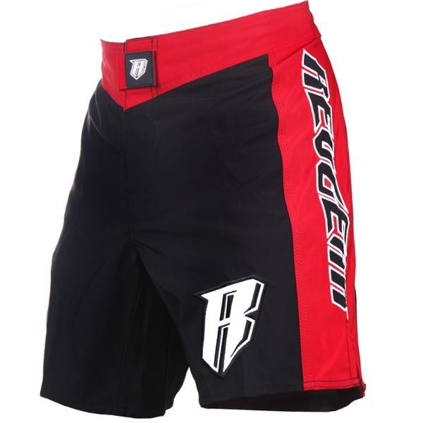 REVGEAR - Spartan Pro Micro MMA Shorts - Black & Red - FightstorePro