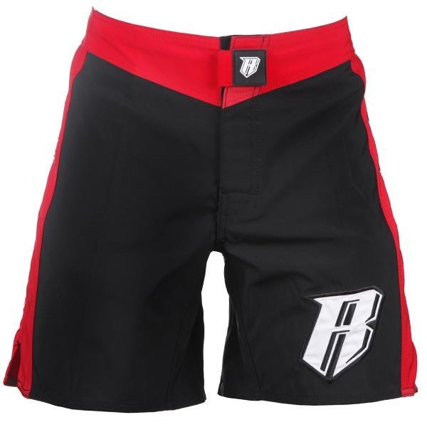 REVGEAR - Spartan Pro Micro MMA Shorts - Black & Red - FightstorePro