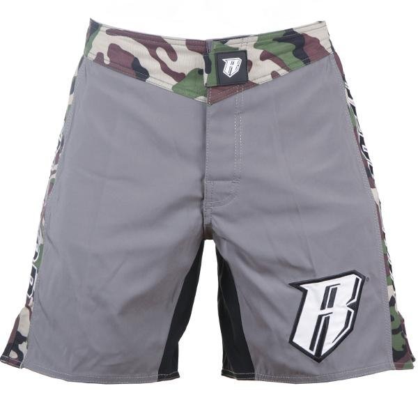 REVGEAR - Spartan Pro Micro MMA Shorts - Grey - Camo - FightstorePro