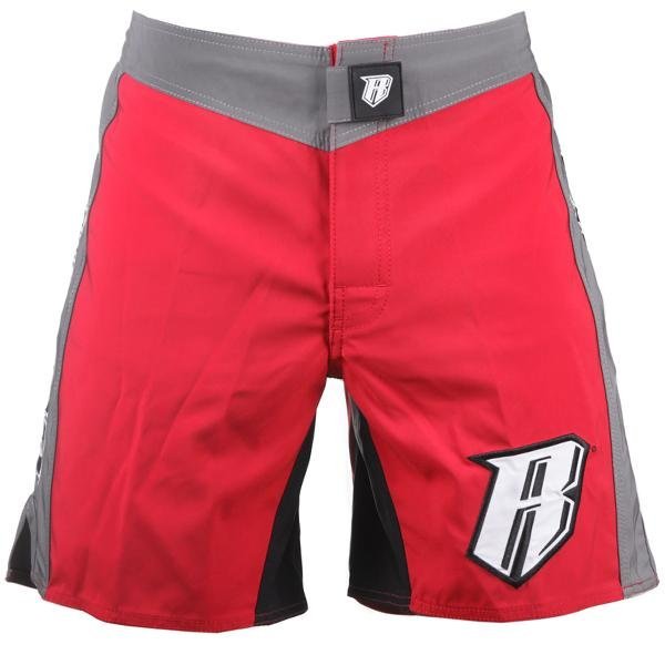 REVGEAR - Spartan Pro Micro MMA Shorts - Red & Grey - FightstorePro