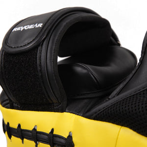 Revgear Thai Original Long Focus Mitts - Yellow - FightstorePro