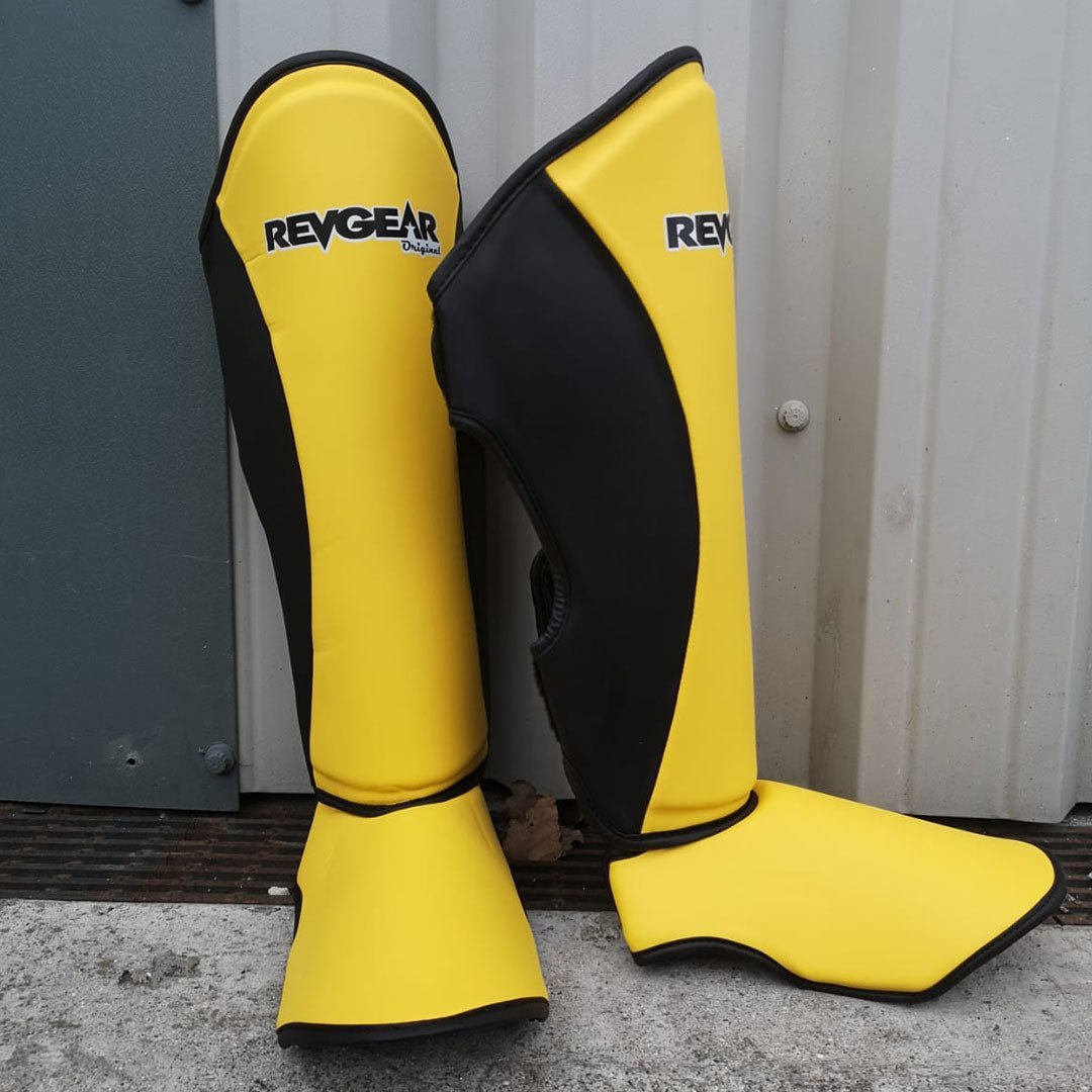 REVGEAR - Thai Original Shin Guards - Sting - Black - FightstorePro
