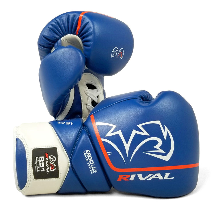 Rival RS1 Ultra Sparring Gloves 2.0 - Blue - FightstorePro