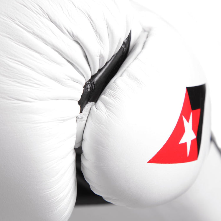 S5 Competitor Boxing Glove - White Black - Revgear Europe