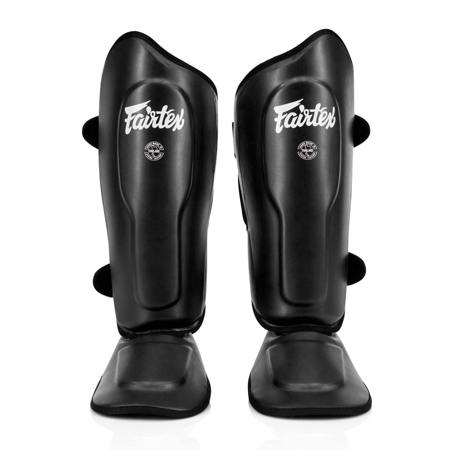 SP9 Fairtex Ultra Ergo Shin Pads Black - FightstorePro