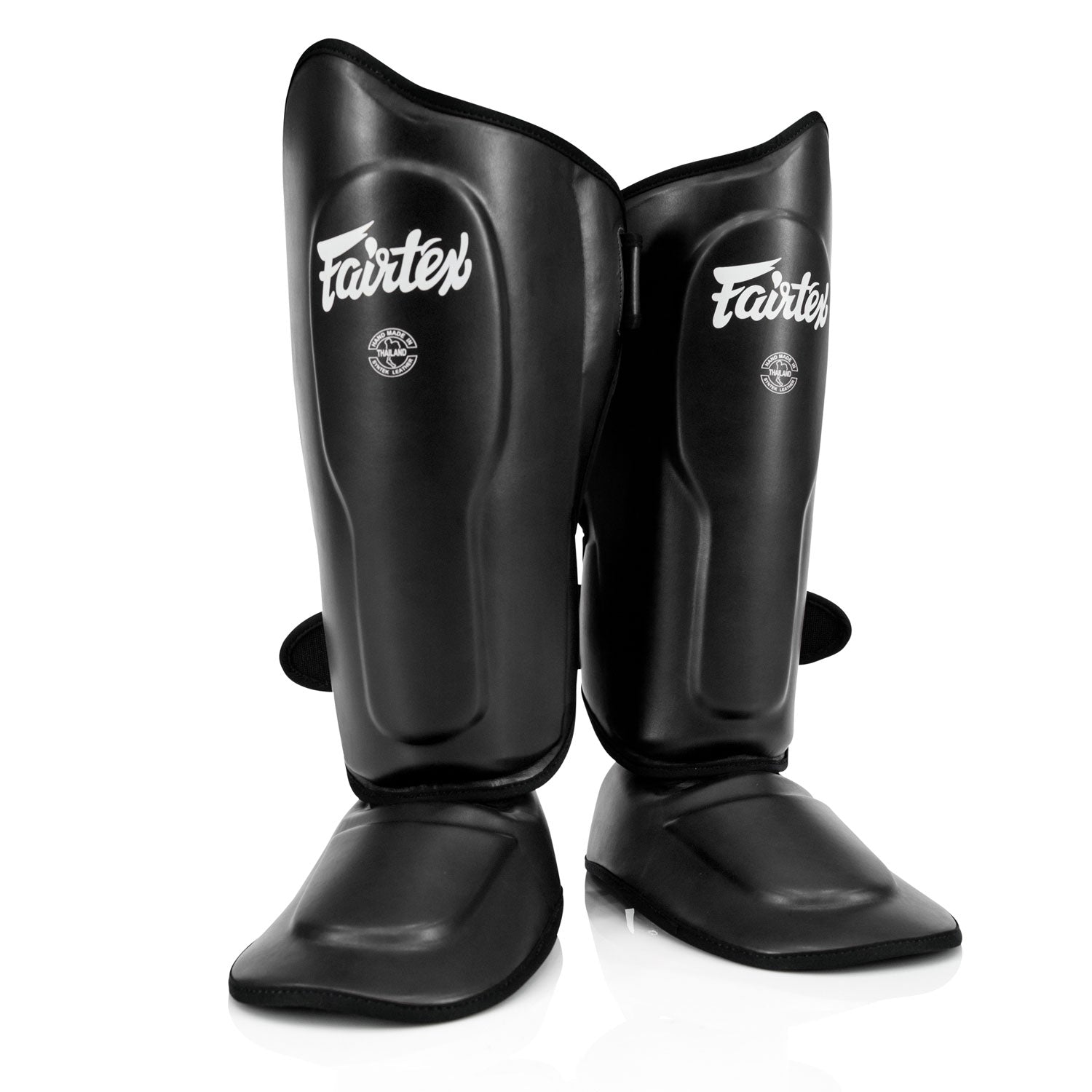 SP9 Fairtex Ultra Ergo Shin Pads Black - FightstorePro