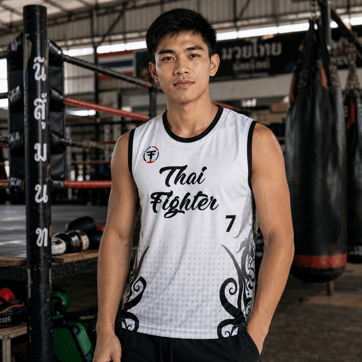 Thai Fighter Athletic Vest - FightstorePro