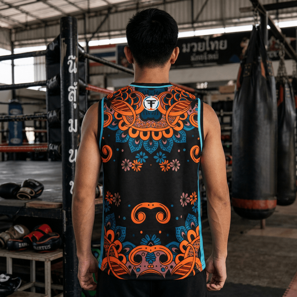 Thai Fighter Athletic Vest - Pattern - FightstorePro
