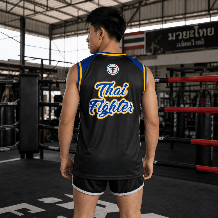 Thai Fighter Athletic Vest - Stars - FightstorePro