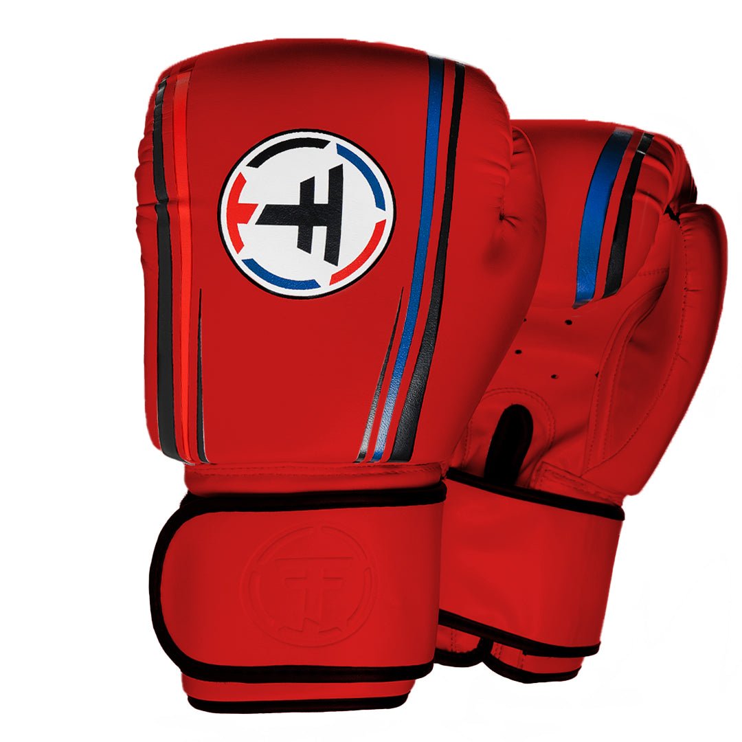 Thai Fighter Boxing Gloves - Red - FightstorePro