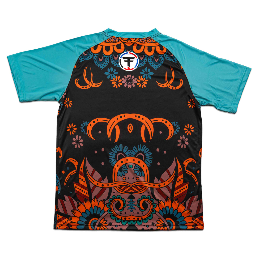 Thai Fighter Thai Patterns Athletic Tee - FightstorePro