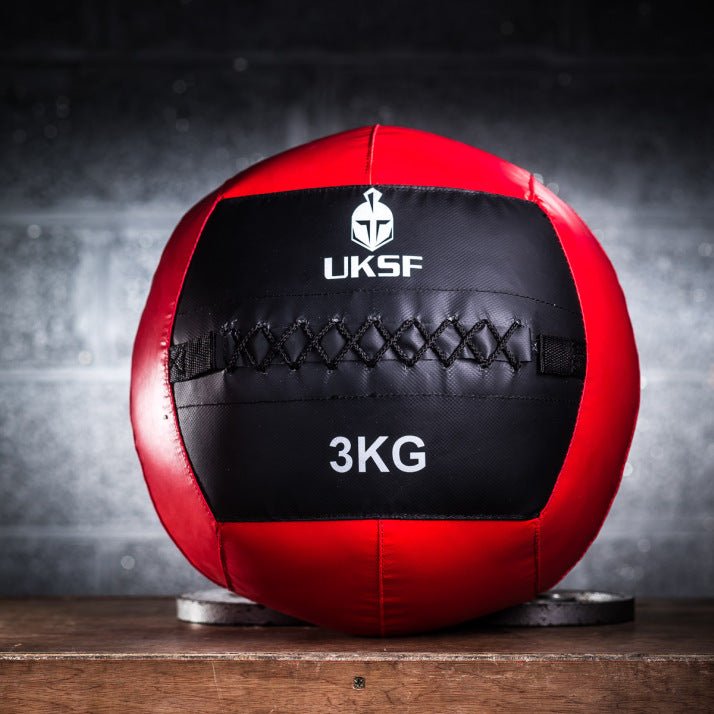 UKSF Black and Red Wall Ball - FightstorePro