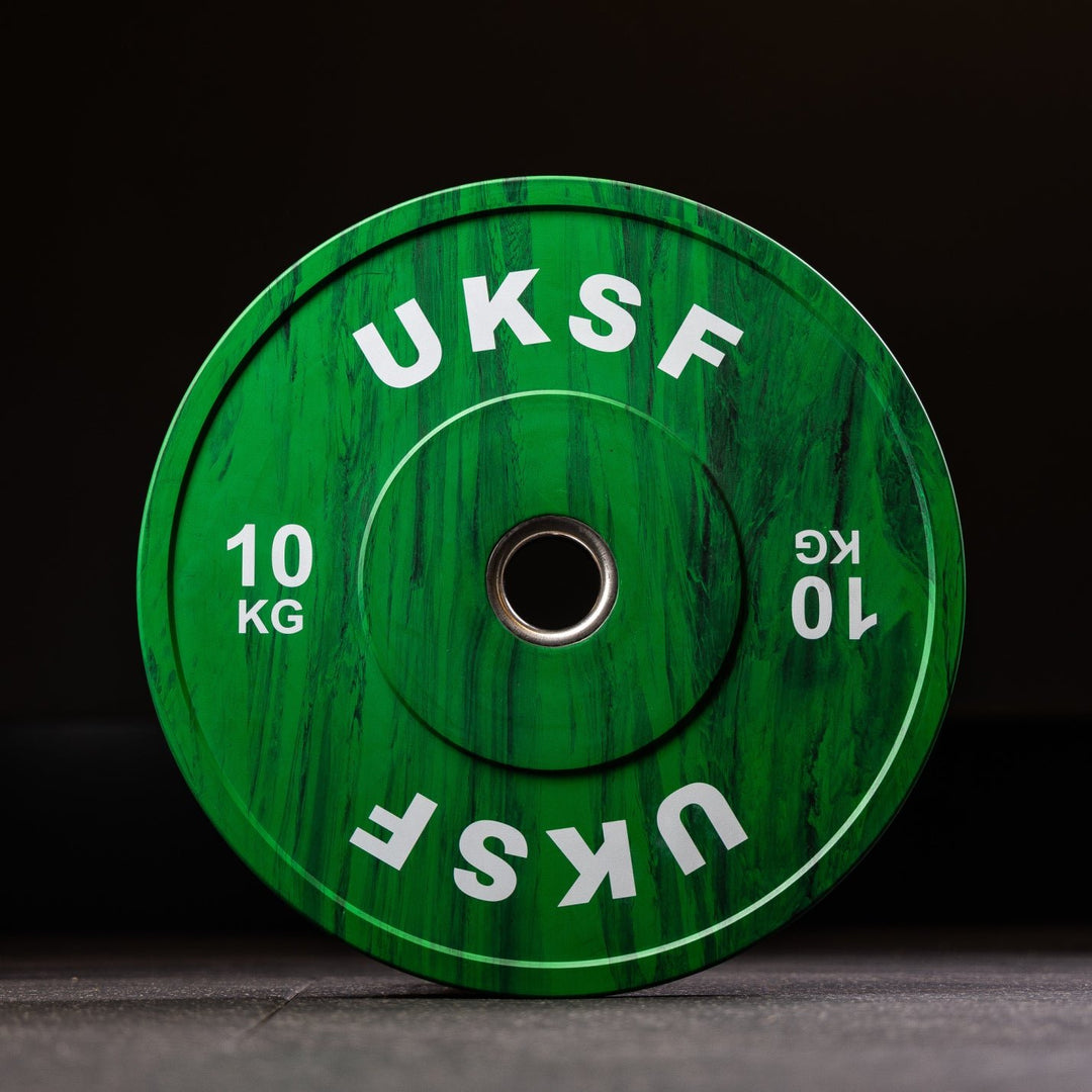 UKSF Marble Olympic Bumper Plates - FightstorePro