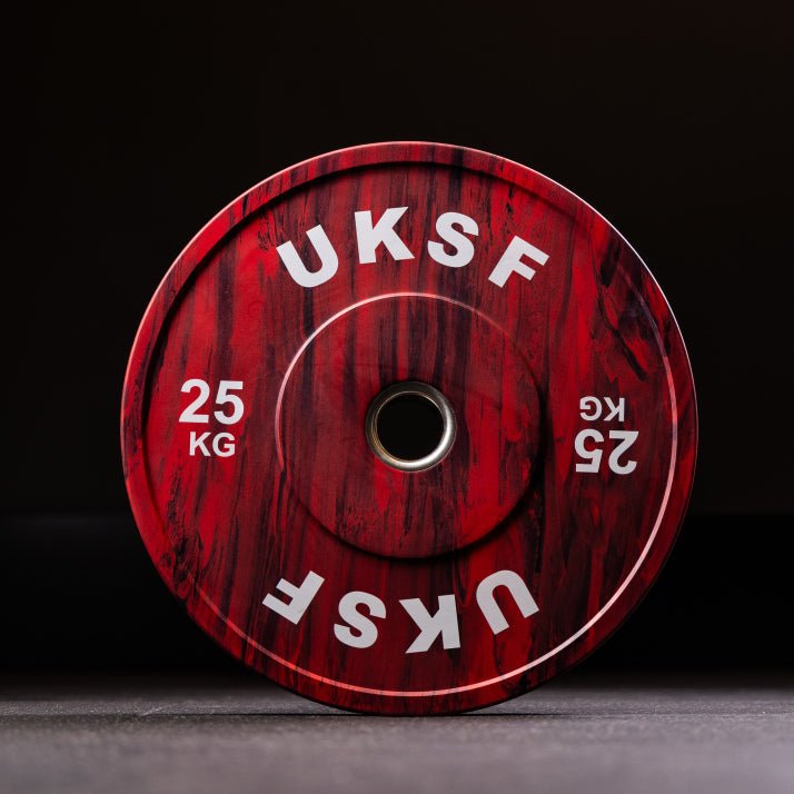 UKSF Marble Olympic Bumper Plates - FightstorePro