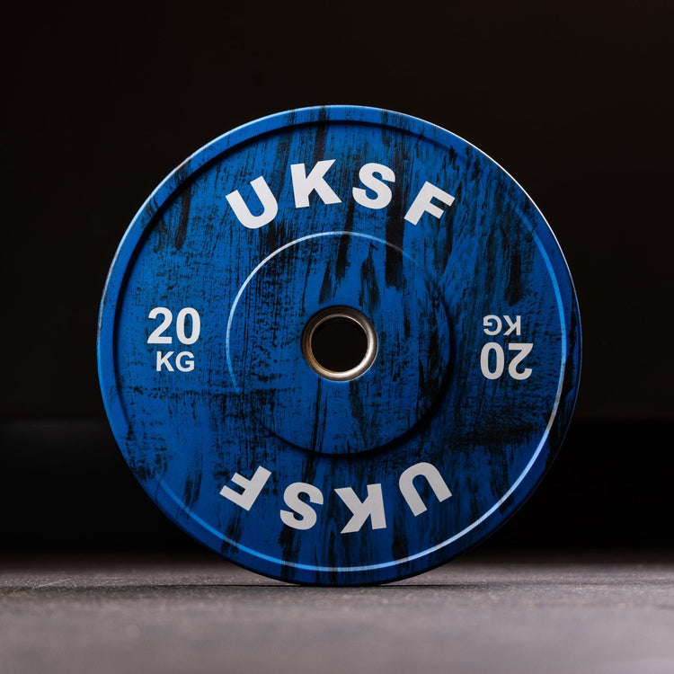 UKSF Marble Olympic Bumper Plates - FightstorePro