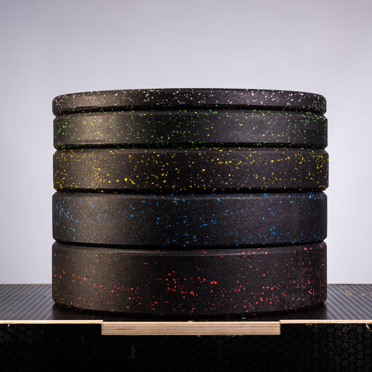 UKSF Speckled Crumb Olympic Bumper Plates - FightstorePro
