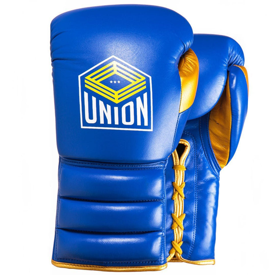 Union Boxing Pro Lace Glove - Blue - FightstorePro