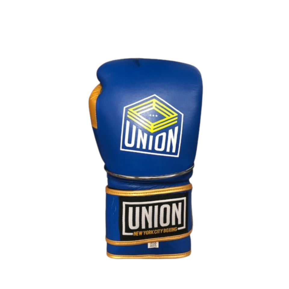 Union Boxing Pro Velcro Glove - Blue - FightstorePro