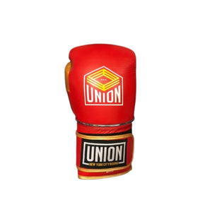 Union Boxing Pro Velcro Glove - Red - FightstorePro