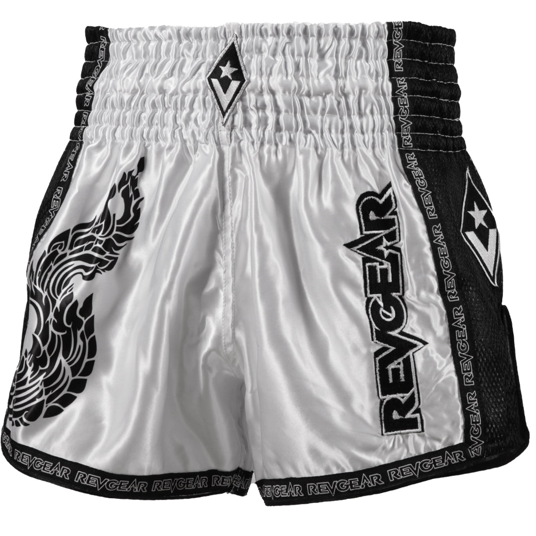 Valhalla White Thai Shorts - Revgear Europe