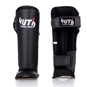 Yuth Shinguards - Signature Black - FightstorePro