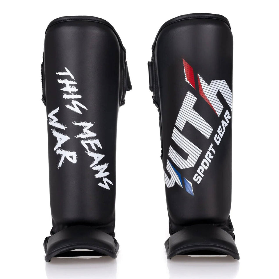 Yuth Shinguards - Sport Line Black - FightstorePro