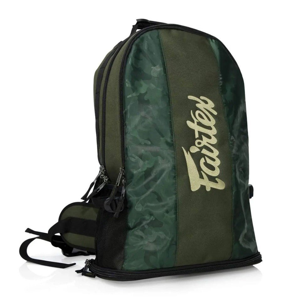 BAG4 Fairtex Green Camo Rucksack Gym Bag - FightstorePro