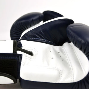 BGVL3-2T Twins 2-Tone Navy-White Boxing Gloves - FightstorePro