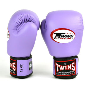 BGVL3 Twins Lavender Velcro Boxing Gloves - FightstorePro