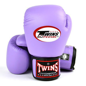 BGVL3 Twins Lavender Velcro Boxing Gloves - FightstorePro