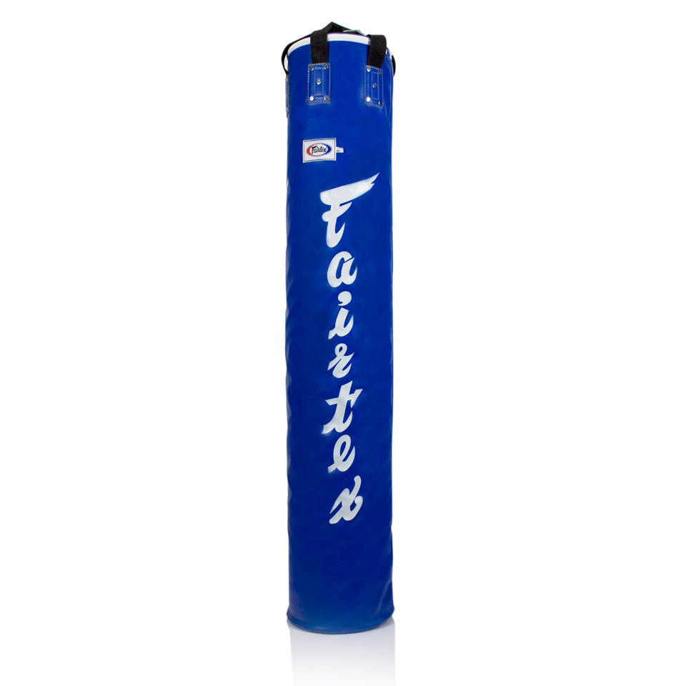 Fairtex 6ft Banana Kick Bag Blue - Filled 45kg - FightstorePro