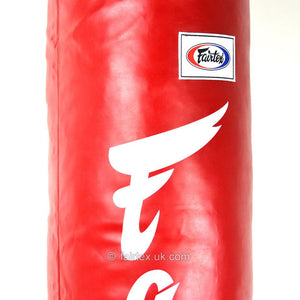 Fairtex 6ft Red Banana Kick Bag - Filled 45kg - FightstorePro