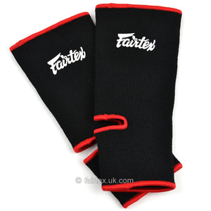 Fairtex AS1 Ankle Supports Black-Red - FightstorePro