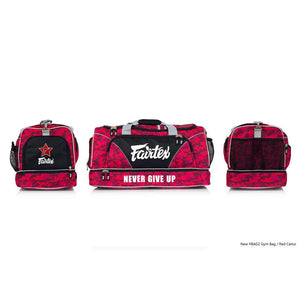 Fairtex BAG2 Red Camo Heavy Duty Gym Bag - FightstorePro