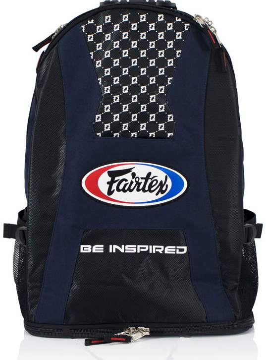 Fairtex BAG4 Navy Blue Rucksack Gym Bag - FightstorePro