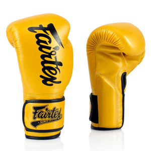 Fairtex BGV18 Super Sparring Boxing Gloves - Gold - FightstorePro