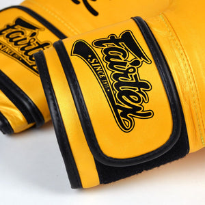 Fairtex BGV18 Super Sparring Boxing Gloves - Gold - FightstorePro