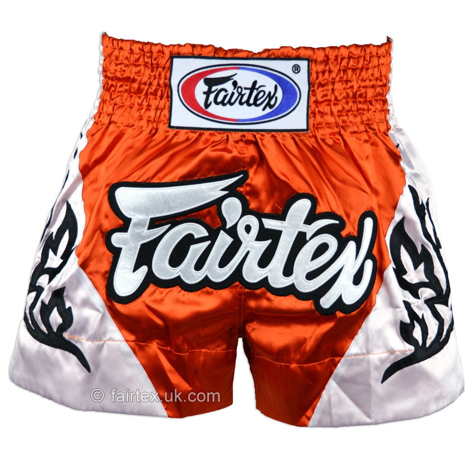 Fairtex BS0649 Tropical Orange Muaythai Shorts - FightstorePro